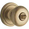 Kwikset Signature Series Antique Brass Bed & Bath Door Knob