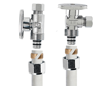 Keeney No Crimp™ PEX Straight Valve - 1/2 x 1/4