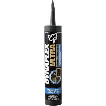 DAP 18215 Dynaflex Ultra Advanced Exterior Sealant, Iron Gray ~ 10.1 oz Tubes