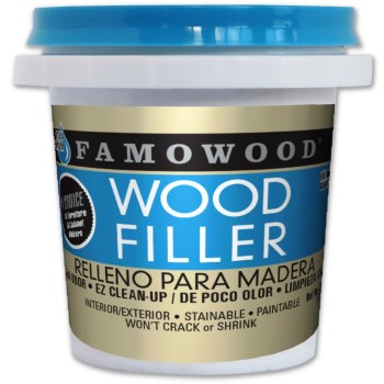 Eclectic 40042142 Famowood Latex Wood Filler, Walnut ~ 1/4 Pint