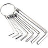 Great Neck HKR7C Hex Key Wrench Set, 7 piece