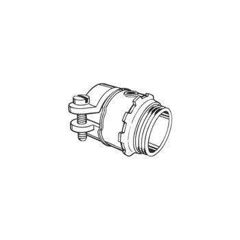 Hubbell/Raco 2192 Straight Squeeze Connector, 1/2 inch
