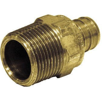 John Frey Co (Pex & Copper Fitting) LF6210112129830 3/4 Pex 3/4 Mir 25/Pack Adapte