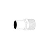John M Frey Co 2510106089802 3/8x1/2 Copper Red Adapter
