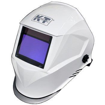 K-T Ind 4-1078 Auto Dark Helmet, White