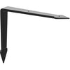 Knape & Vogt RP-201HR-68BK Deco Bracket ~ 6x8