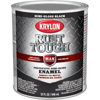 Krylon K09709008 Rtq9709 Qt Semi-Gloss Black