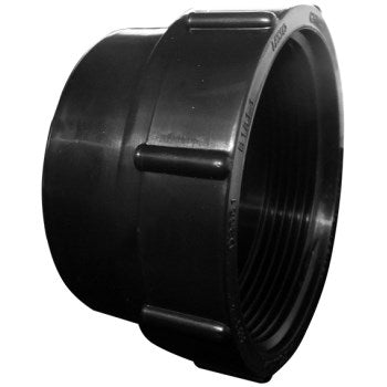 Lesso America Inc LN105-015B 1-1/2 ABS DWV Fitting Cleanout