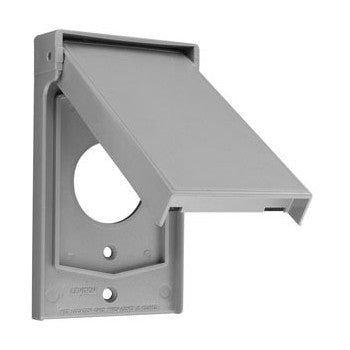 Leviton 001-4979-GY Single Device Weather-Resistant Cover