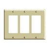 Leviton 001-PJ263-I Decora 3-Gang GFCI Wall Plate ~ Ivory