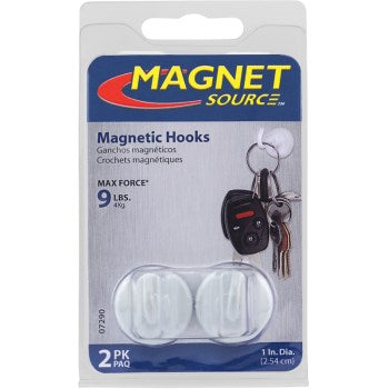 Master Magnetics 07290 Magnetic Hooks, White ~ 1