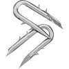 Mazel 11608114L Barbed Fence Staples, Galvanized 8 Lb Pail ~ 1 - 1/4