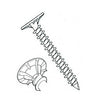 Mazel 208110158 Ph Cem Bd Screw 1# 9x1-5/8