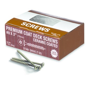Mazel 2161103 #8x3 1# Pc Star Drive Screw