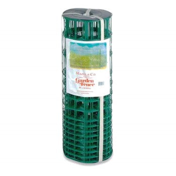 Mazel 50905028G Green Vinyl Garden Fence ~ 28