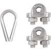 National N100-345 Ss 1/4 Clamp Set
