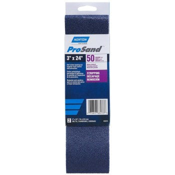 Norton 076607-68233 68233 2pk 3x24 50g Sand Belt