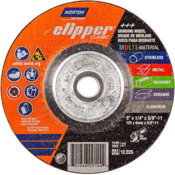 Norton 70184609144 09144 5 Grinding Wheel