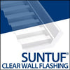 Palram Americas 108657 Wall Connector Flashing, 4 ft. 2
