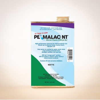 Peacock Labs 03326 Permalac ClearCoat, Matte ~ Qt