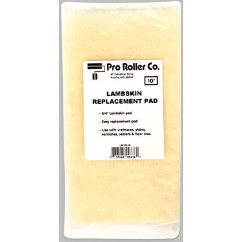 Pro Roller LSK-RP-10 Merino Lambskin Shearling Replacement Floor Pad ~ 10