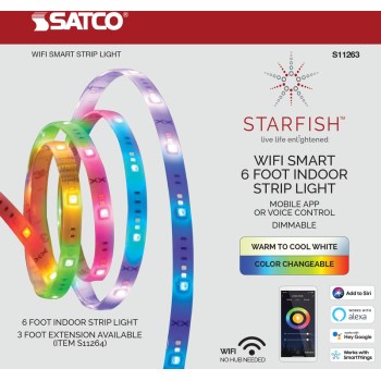 Satco Products S11263 20w 6 Led Tape Light