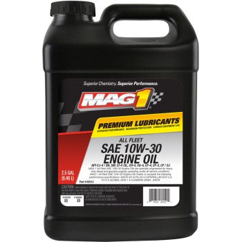 Warren Dist MAG60312 Fleet Oil, 10w30 ~ 2-1/2 Gal