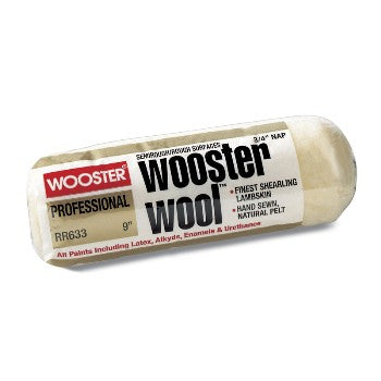 Wooster 0RR6330090 Wool Roller Cover, 9 x 3 / 4 inches , Rr633