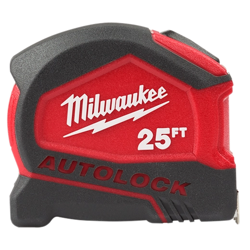 Milwaukee 25ft Compact Auto-Lock Tape Measure