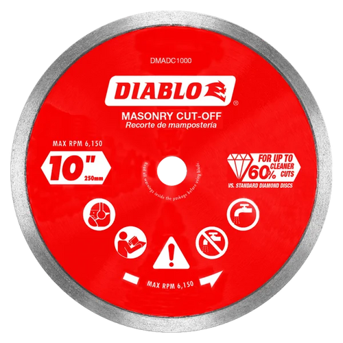 Diablo 3 Diamond Continuous Rim Masonry Cut-Off Disc