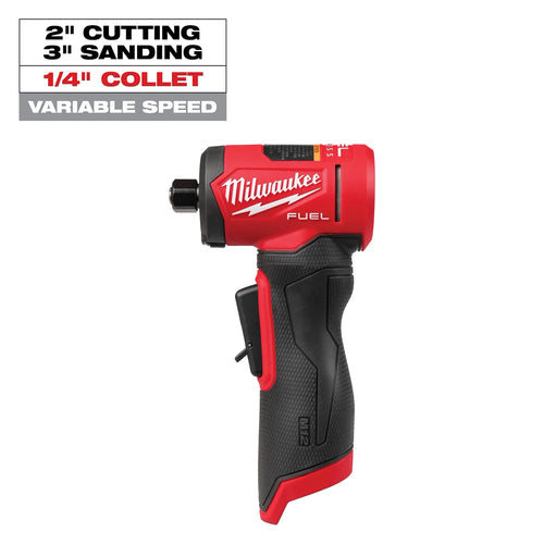 Milwaukee M12 FUEL™ 1/4 Right Angle Die Grinder