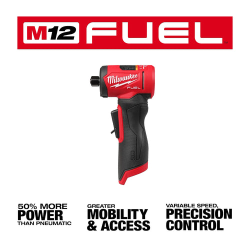 Milwaukee M12 FUEL™ 1/4 Right Angle Die Grinder