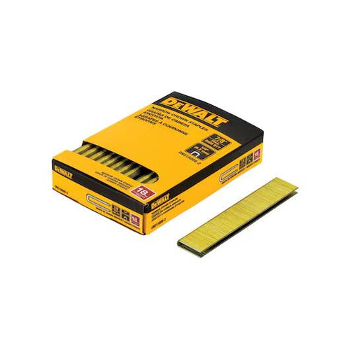 DeWalt 18 Gauge 1/4 Crown 1-1/2 Staples 2,500 Quantity