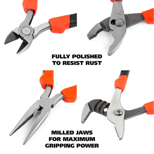 GreatNeck 92048 Pliers Set (4 Piece)