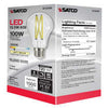 Satco S12430 12.5 Watt A19 LED Filament