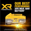 DEWALT® DCB2108 20V MAX* XR® 8 Ah Battery