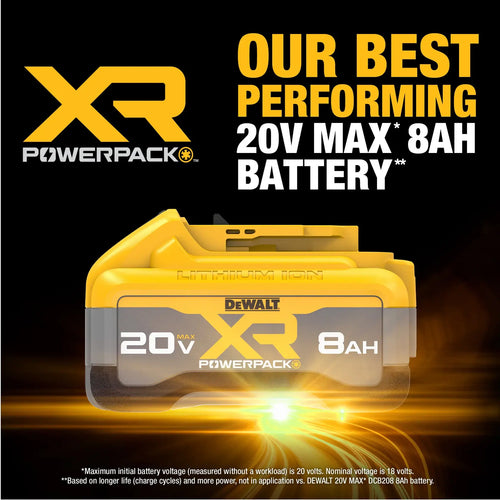 DEWALT® DCB2108 20V MAX* XR® 8 Ah Battery