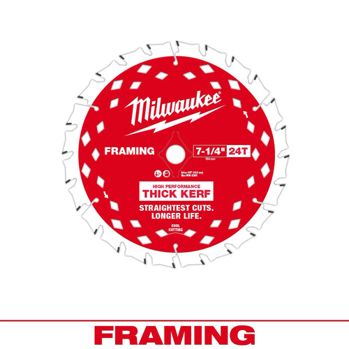 Milwaukee Thick Kerf Framing Circular Saw Blades