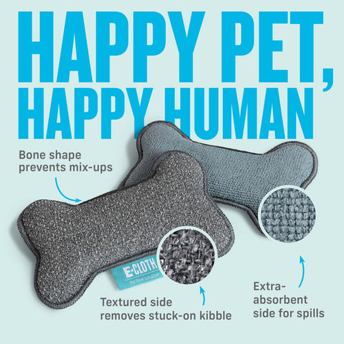 E-Cloth Pet   Bowl   Scrubber