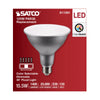 Satco S11591 15.5 Watt PAR38 LED Medium Base Silver Finish CCT Selectable 120 Volt