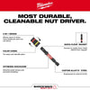 Milwaukee 2PC SHOCKWAVE™ Impact Duty QUIK-CLEAR™ 2-in-1 Magnetic Nut Driver Set