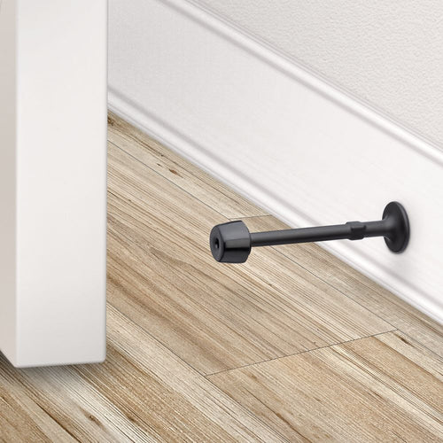 National N830-583 Rigid Door Stop 4, Matte Black