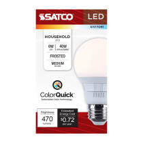 Satco S11770R1 6A19L/9CCT5/E26/PWHF
