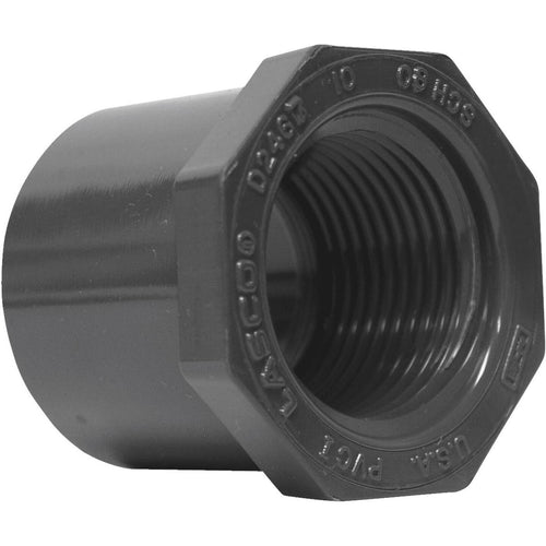 Charlotte Pipe 1 In. Spigot x 1/2 In. FIP Schedule 80 Reducing PVC Bushing
